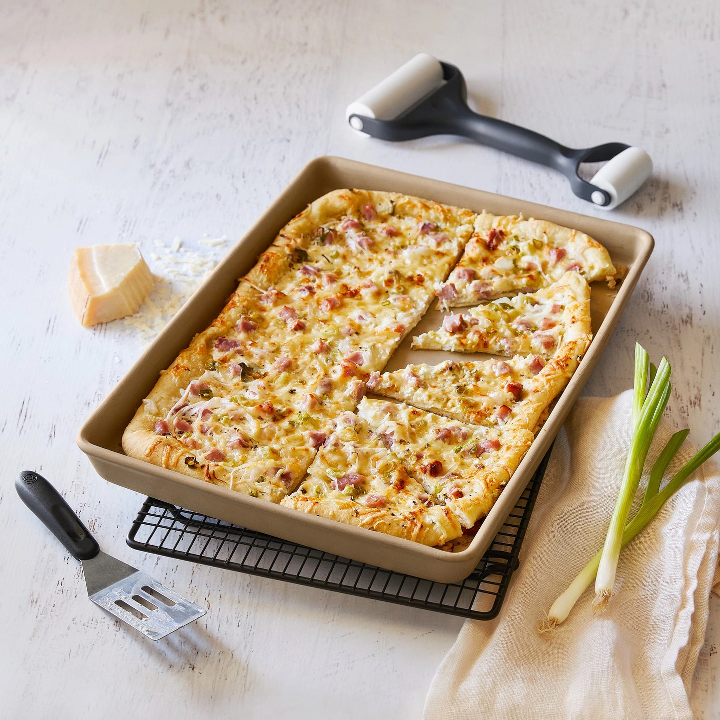 Großes Pizza / Flammkuchen /Kaiserschmarrn 4er Set