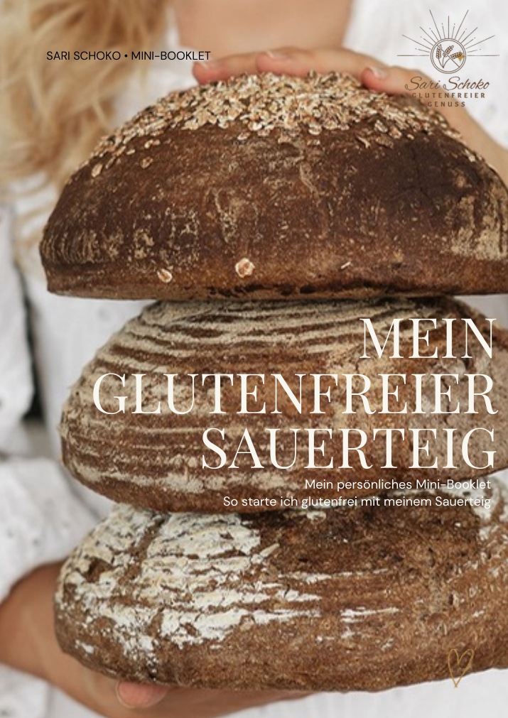 Titelseite des Mini-Booklets Mein glutenfreier Sauerteig